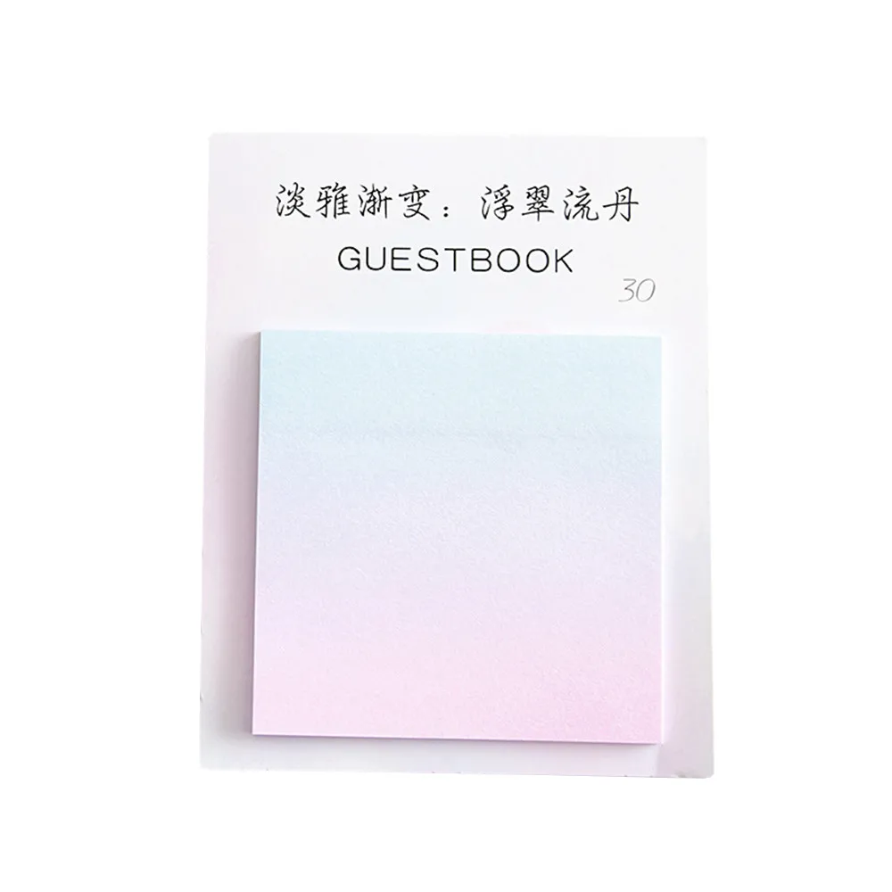 

Gradient Color Sticky Notes Memo Pad Bookmark School Office