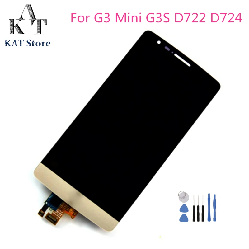 Оригинальный сенсорный ЖК экран 5 0 дюйма для LG G3 Mini G3S D722 D724 D725 D728 дигитайзер в
