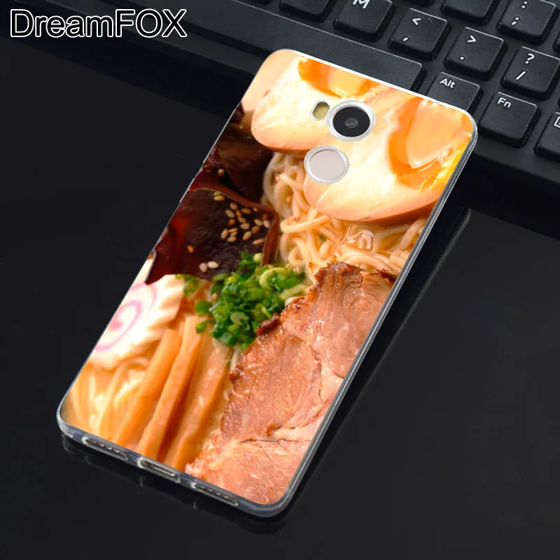 DREAMFOX K166 Ramen Soft TPU Silicone Case Cover For Xiaomi Redmi Note 3 4 5 Plus 3S 4A 4X 5A Pro Global |