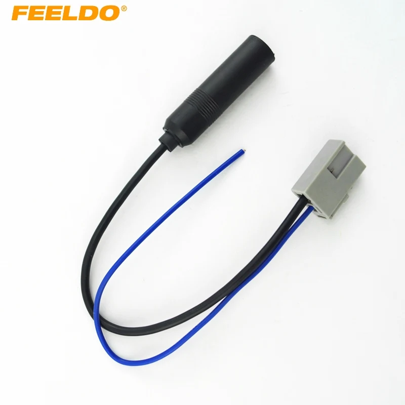 

FEELDO 1Pc Auto Car CD Radio Antenna Wire Harness Connector Stereo Radio Antenna Adapter for Honnda City #FD-4166