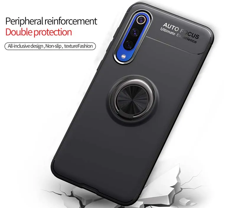 Чехол для Xiaomi mi 9T 9 SE mi 8 Pro CC9 CC9E A1 A2 A3 Lite 5X 6X Max 3 mi x 2 2S Pocophone F1 Play задняя крышка кольцевой чехол для телефона