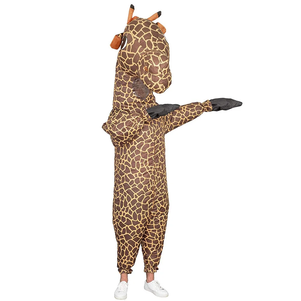 JYZCOS надувной костюм жирафа Пурим на Хэллоуин для взрослых косплей фэнтези