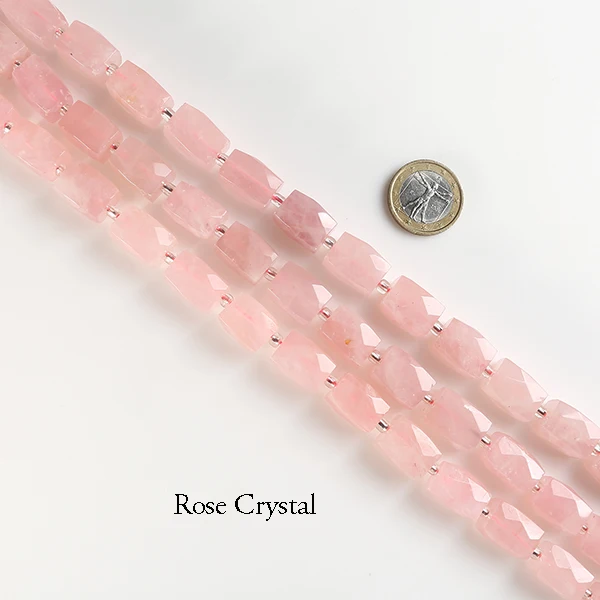 rose Полный 15,5 'прядь естественных граней Amazon Aquamarin Роза Кристалл Агаты Баррель Свободные 20-21 бусины 15 мм* 12 мм размер для изготовления ювелирных изделий - Цвет: rose