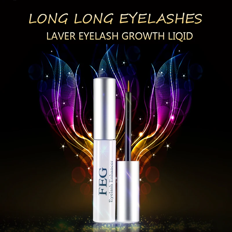 Feg Eyelash Enhancer 100% Original Liquid Eye Lash Growth Treatment Serum Natural Herbal Medicine Mascara Lengthening Longer | Красота и
