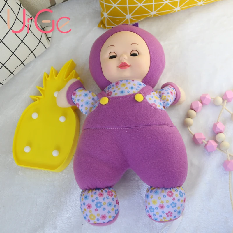 Призываем оригинал высокое качество 40 см плюшевые куклы форме овощ Баклажан Reborn