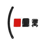 Комплект аксессуаров для крепления на шлем для велоспорта, Селфи, Опорная поверхность, наклейка для камеры GoPro 10 9 8 7 Black Sjcam Xiao Yi 4K