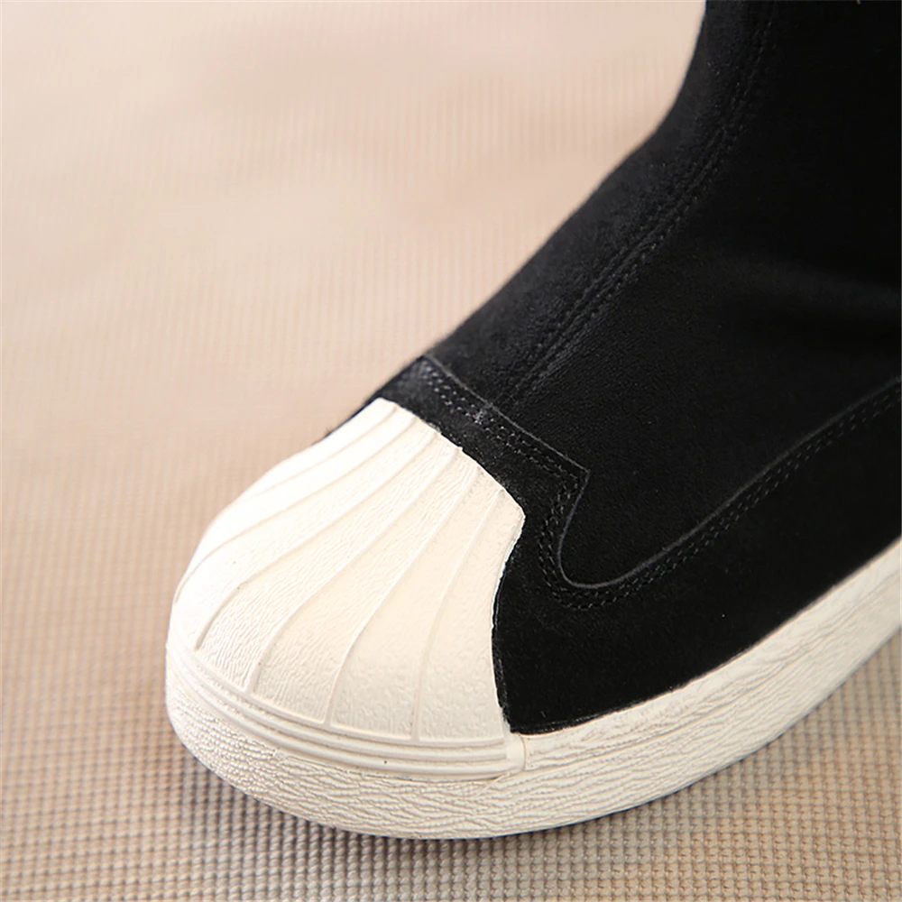 Зимние теплые ботинки Мартенс модные детские ботильоны с острым носком для