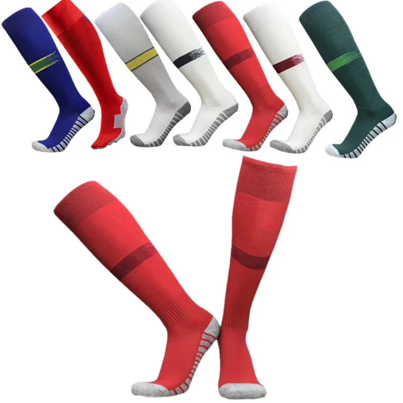 2018 носки для футбола с рисунком полотенца полосатые гольфы детские мальчиков и