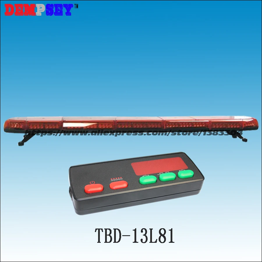 TBD-13L82 High quality super bright 1.8M Amber LED lightbar,engineering/emergency lightbar,DC12V/24V Car Roof Flash Strobe light