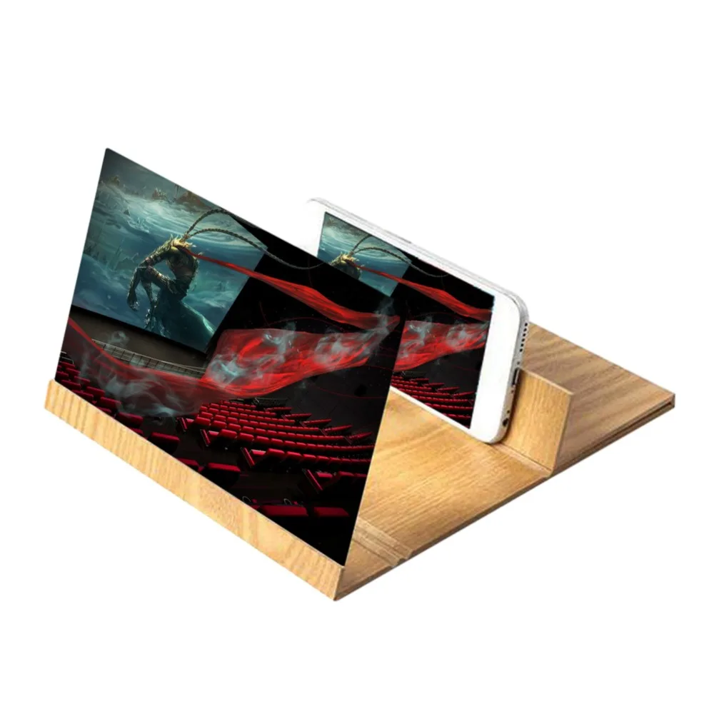 Стереоскопический усиления Стекло 12 дюймовый настольный мобильный телефон