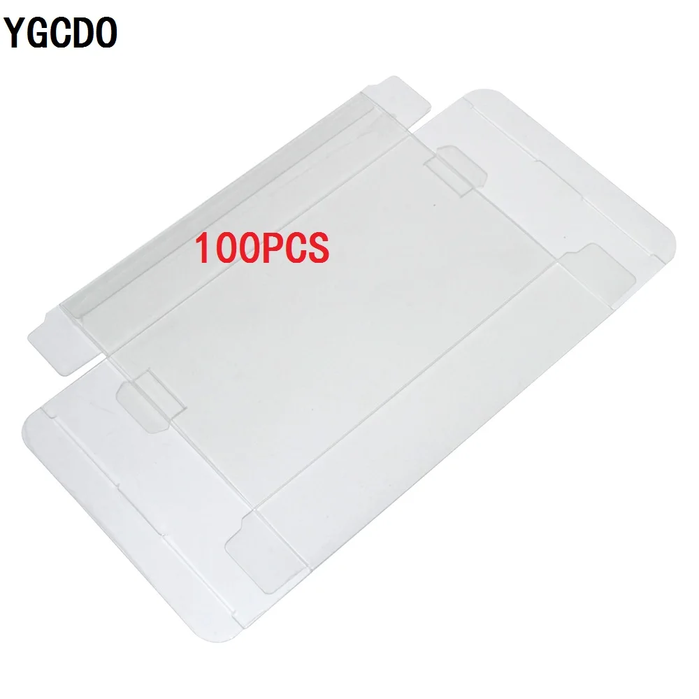 YGCDO 100 шт. Прозрачный чехол для SNES N64 Game box защитный игр пластиковый протектор