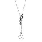 MQCHUN TV ювелирные изделия ривердэйл джугэд Джонс Корона Очаровательное ожерелье с подвеской ожерелья с ларитатом женские модные ожерелья-Чокеры ожерелье