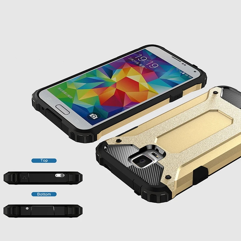 Чехол для телефона Samsung Galaxy S5 Мягкий силиконовый + PC задняя крышка Neo чехол Funda I9600