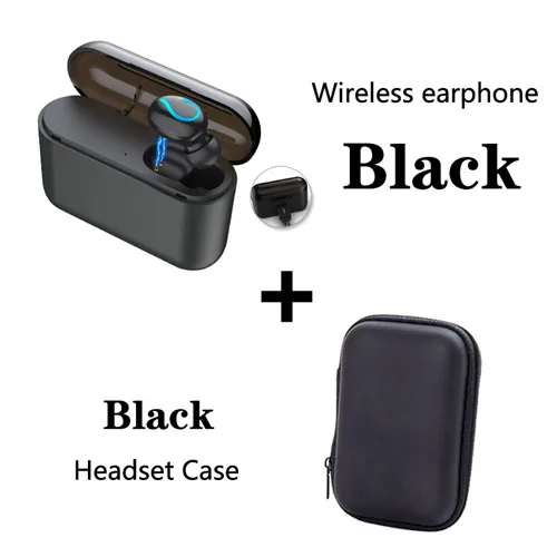 single add Black bag Беспроводные наушники Bluetooth 5,0 для huawei honor 20i 10i 10 20 9 lite V20 V10 note 8X MAX 8A 8C 6X Play Music - Цвет: single add Black bag