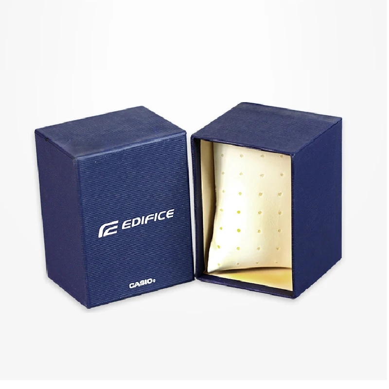 Casio Edifice часы кварцевые наручные Бизнес Мужские топ модный бренд настольные EF 129D 1A