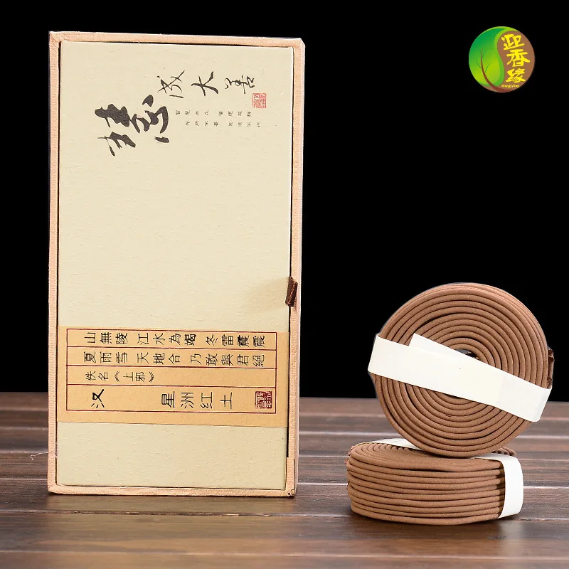 Вьетнам Красный глины агаровое дерево катушки благовоний натуральный Encens Spirale