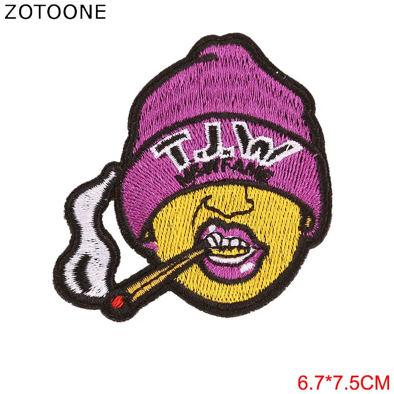 ZOTOONE палец робота железа на патчи для аппликация одежду войлочный вышитый