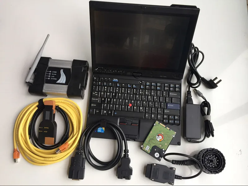 Icom Next для Bmw Wifi Диагностика тестер с ноутбуком i7 4g x 201t сенсорный экран Hdd 1000 Гб D / P