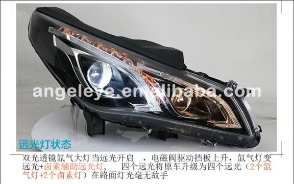 Для hyundai Sonata I45 Головной фонарь ангельские глазки светодиодный фонарь до год TLZ
