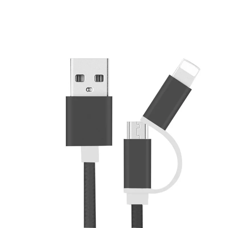 Один поворот две линии передачи данных Android для Apple Универсальная линия одна