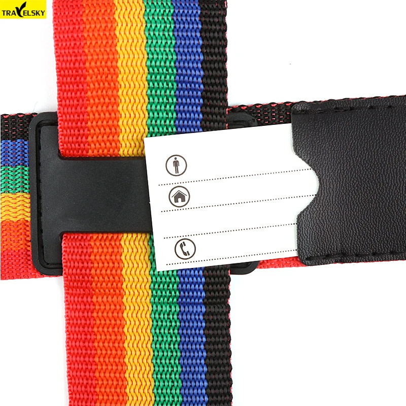 Багаж ремень регулируется прочного нейлона с поперечным Ремешком относятся к 18