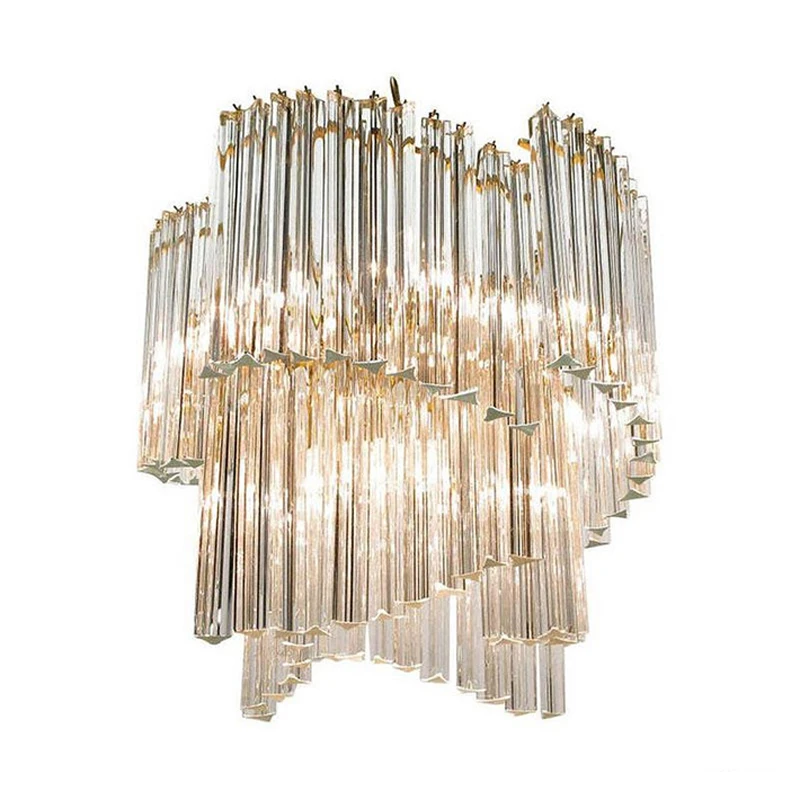 Хрустальная люстра в стиле пост модерн простая Роскошная ресторанная прозрачная