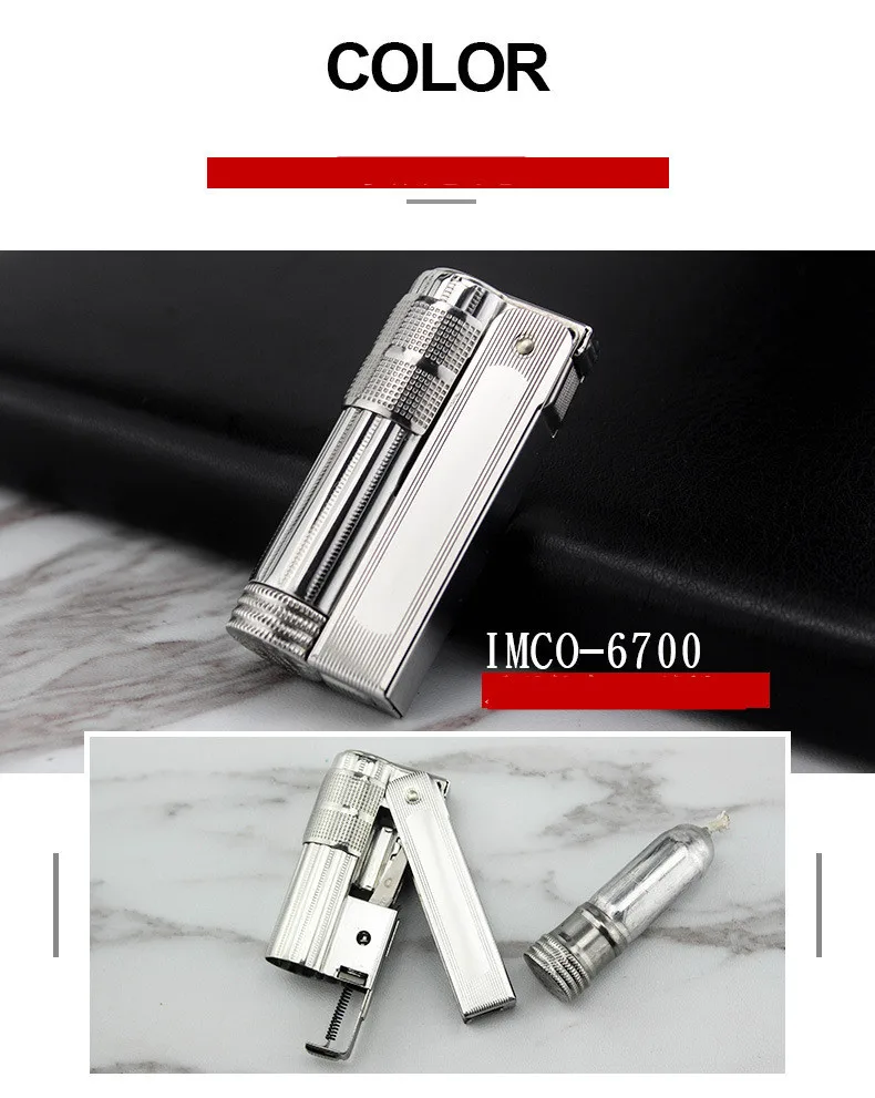 IMCO 6700, зажигалка для масла, бензина, зажигалка для сигарет, аксессуары для дыма, нержавеющая сталь