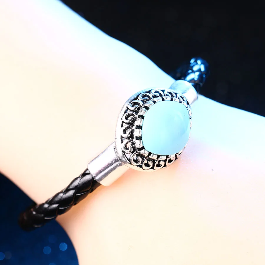 Новые турецкие Синие Ювелирные изделия винтажные очаровательные плетеные