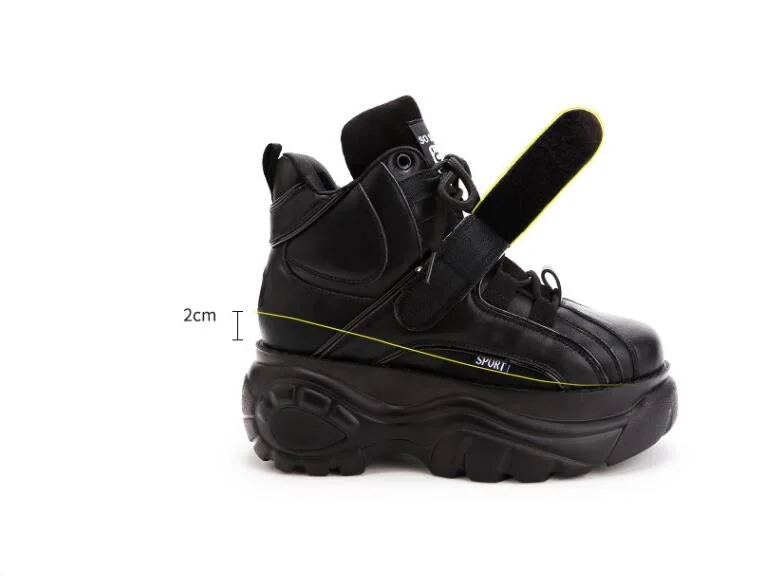 Fashion Casual Women Shoes Autumn Thick bottom High Platform Ankle Boots Comfortable Soft White Sneakers Winter Boots Woman