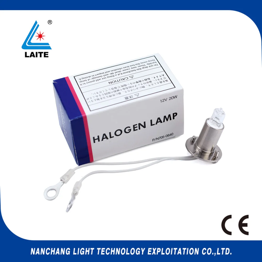 

Hitachi 12V 20W halogen lamp P/N705-0840 12V20W spare bulb chemistry analyzer 7020 7180 7600 free shipping-3pcs