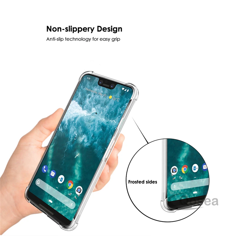 Qosea для Google Pixel 3 XL чехол прозрачный тонкий мягкий силиконовый Ультра прозрачная
