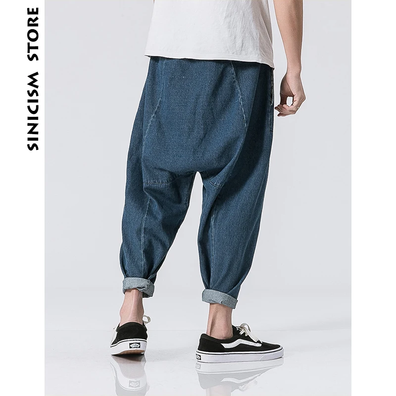 Sinicism Store 2018 новый мужской 5XL свободные джинсы мужские повседневные винтажные