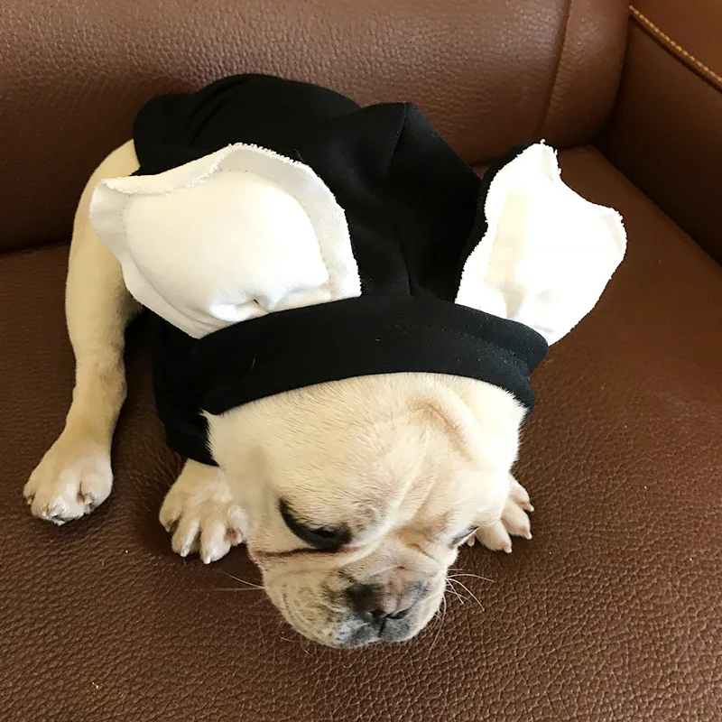 Одежда для домашних животных маленьких собак толстовки французского бульдога