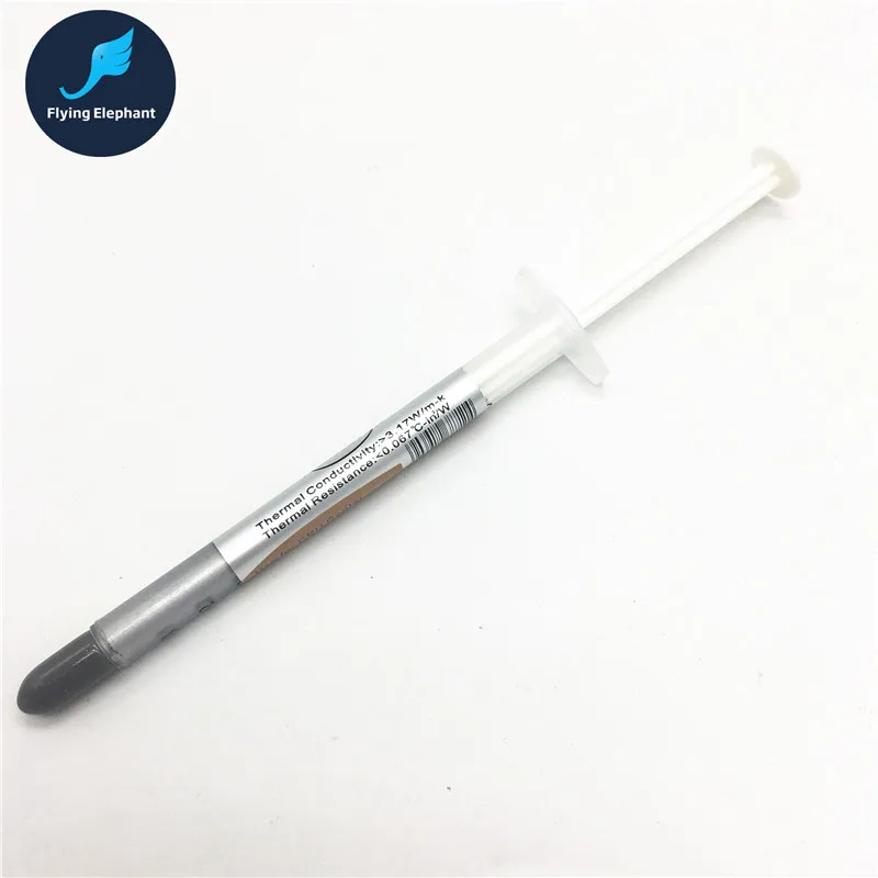 Медный филь Серый Термопаста паста CPU крутой радиатор силиконовое соединение 3 05