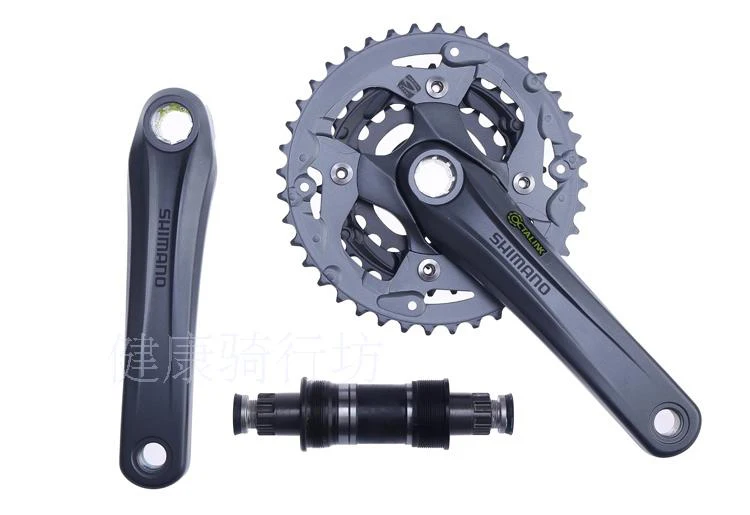 SHIMANO ALIVIO FC-M4000 велосипеда Запчасти шатун для горного велосипеда Алюминий сплав Звездочка коленвала 40-30-22T MTB передняя Звездочка