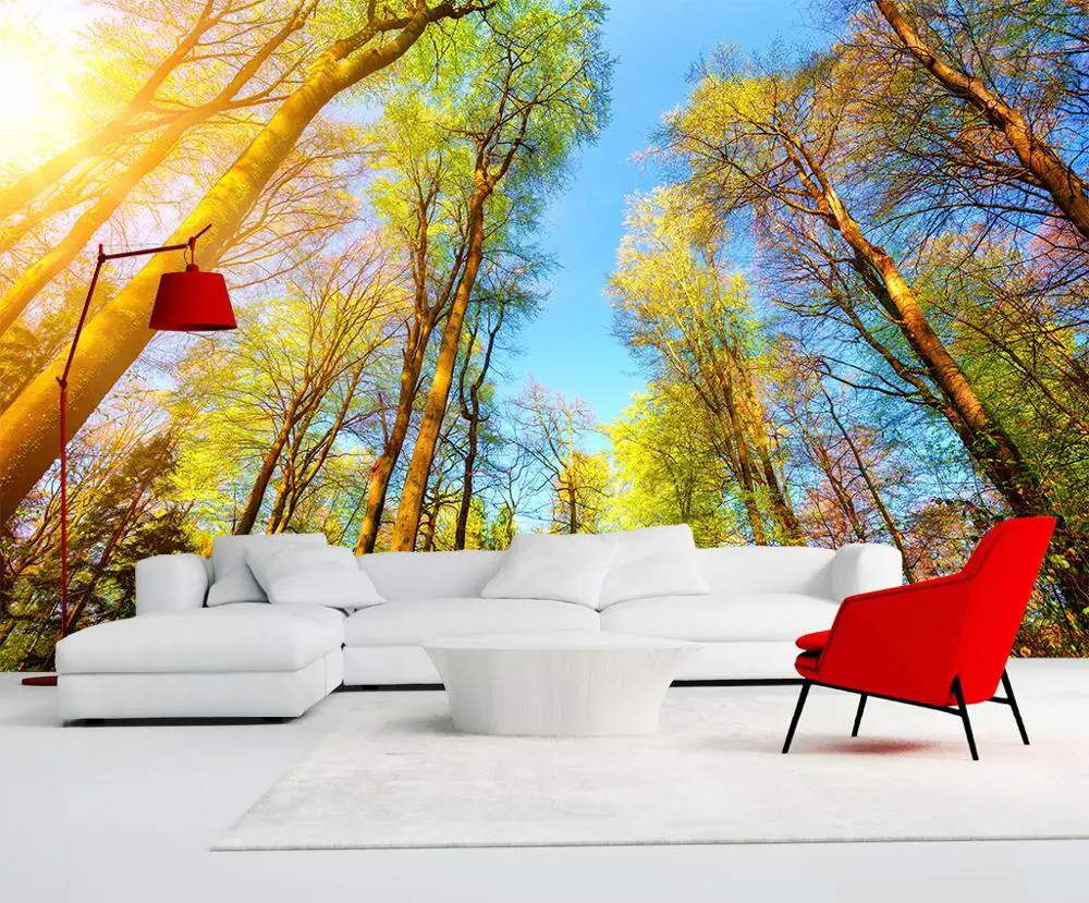 3D Waterproof Self-adhesive Wall Sticker Stereoscopic Embossed Murals Wallpaper Living Room Bedroom Background | Дом и сад