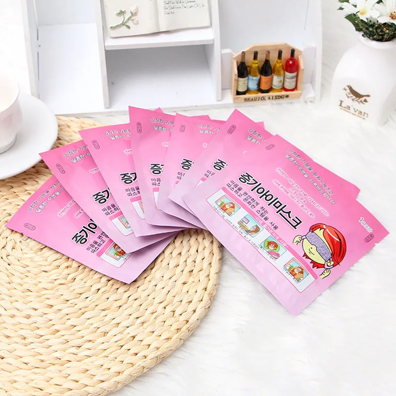 4 шт./лот Паровая Маска для глаз спа отдыха Теплые Глаз Удалить Темные Круги Анти