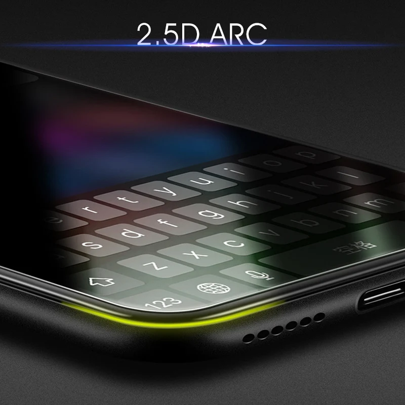 100 шт. romiky IX IPX 0.3 мм закаленное Стекло для IPhone X Экран протектор 2.5D 9 H жесткий