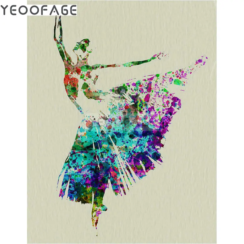 DIY 5D Алмазная вышивка иконок полного квадрата с бриллиантами-стразами и мозаичным балетным девочкам Крестиком наборы.
