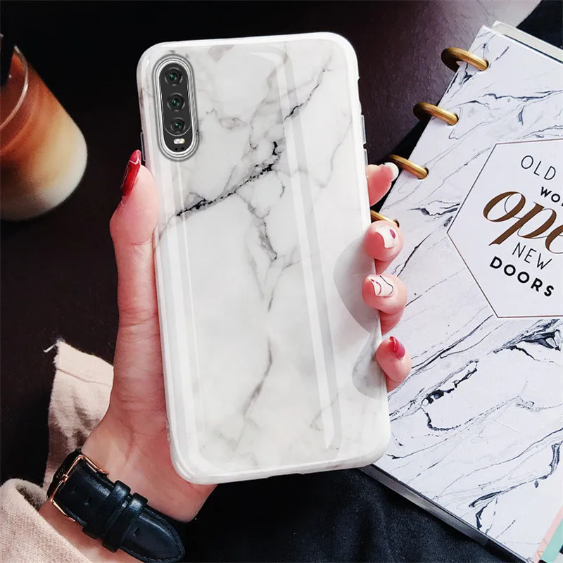 Мраморный силиконовый, мягкий, телефонный чехол для huawei P30 Lite, чехол для huawei P30 Pro P20 Lite mate 20 P Smart Plus Nova 3i, роскошный чехол