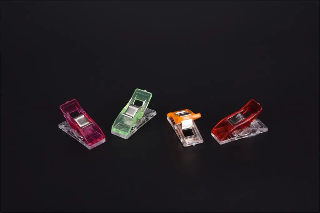 10PCS/LOT multicolor Plastic Clips Quilt Quilting Clip Clover For Patchwork Sewing DIY Crafts | Дом и сад