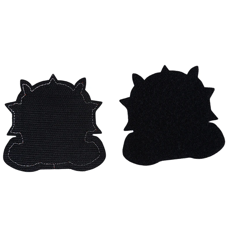 Изысканная серая одежда для бульдога тканевые наклейки креативная Милая Вышивка