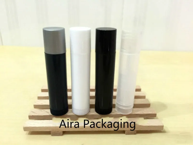 

4G Empty Plastic Lip Balm Bottle Elegant Lipstick Refillable Containers 4ML Cosmetic Lip Rouge Subpackage 50pcs/lot