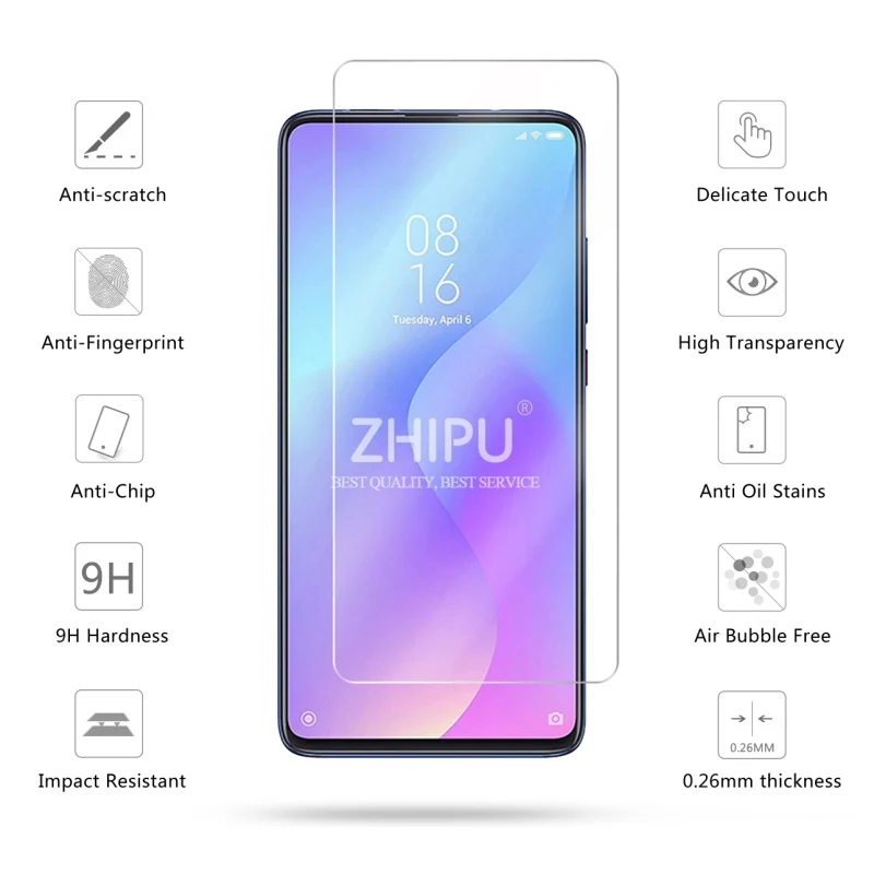 10 шт закаленное стекло для Xiaomi mi 9Т Защитное стекло для экрана 2.5D 9H Pre mi um закаленное стекло для Xiaomi mi 9Т