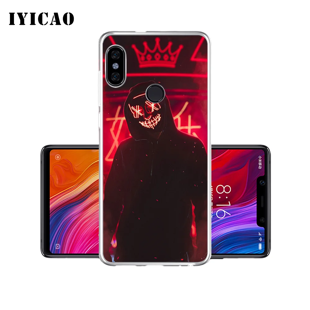 Мягкий силиконовый чехол для телефона IYICAO Marshmello DJ из ТПУ Для Xiaomi Mi 9 8 SE 6 A1 A2 Lite F1 MIX2S