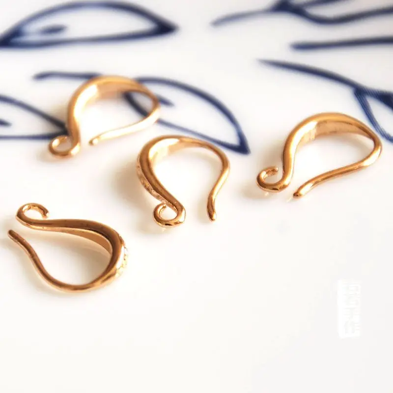 Оптовая продажа позолоченные серьги крючки 20 шт./лот застежка французские для