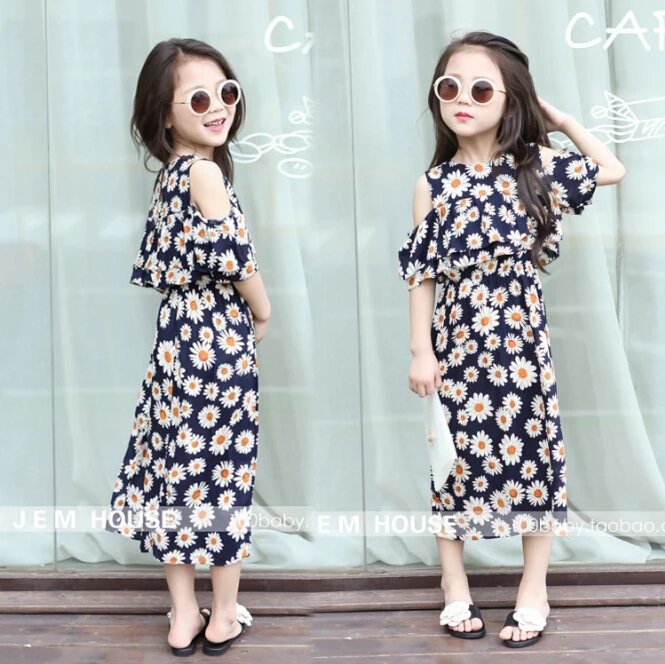 Новый Рождество Платье Девушки Платья Свадебные Новые Летние Цветка Без