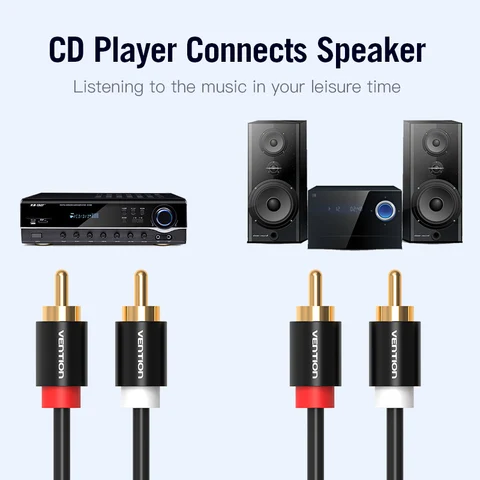 Vention 2RCA аудио кабель 1м/2м