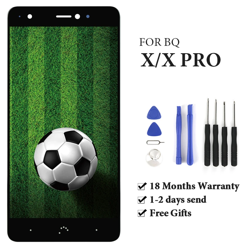 1 шт. черный и белый сменный дисплей для BQ Aquaris X/X Pro ЖК экран высокого качества в