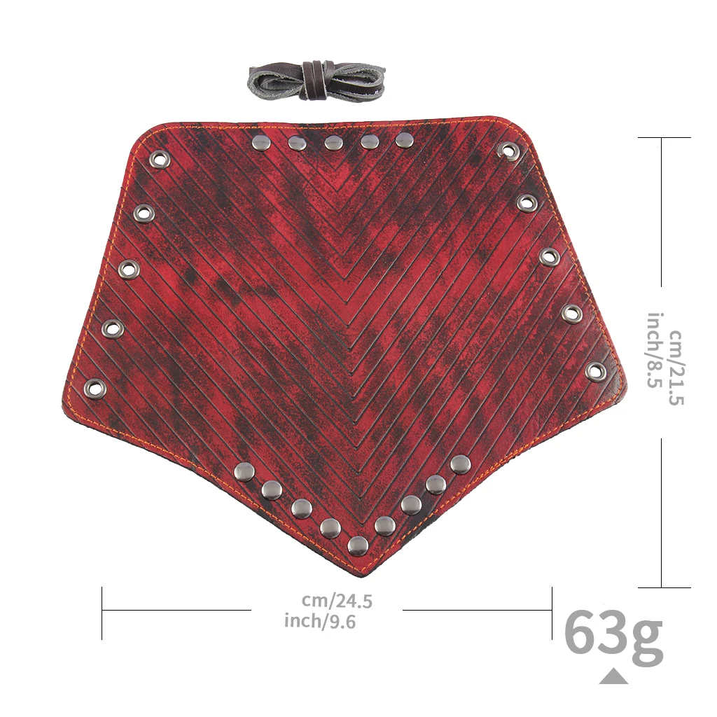 Мужской кожаный наручный браслет в стиле панк античный с тиснением стрелы защита